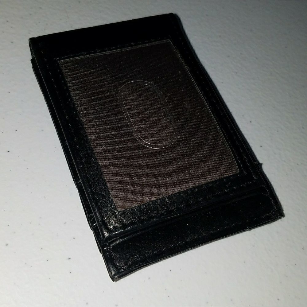 6 x Black Magnetic Wallet (D15)
